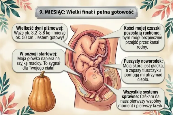 9 miesiąc Rozwój dziecka w 9 miesiącu ciąży_ Pełna gotowość